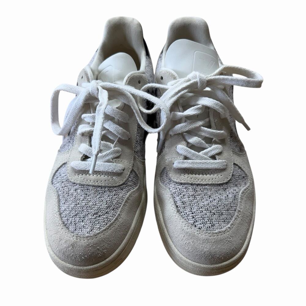 Veja Cream and Navy Shoes - Picture 2 of 8